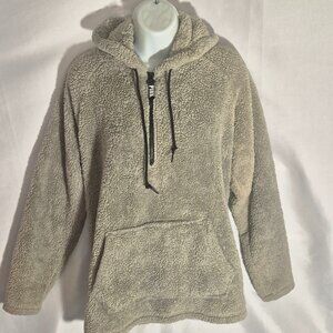 PINK by Victoria's Secret Hooded jacket, zippered bust, pouch pockets, size Med.